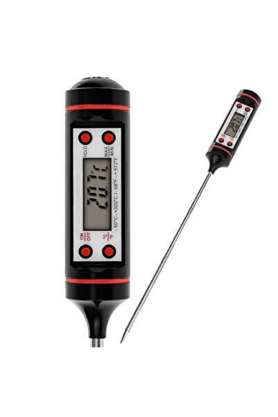 Generic مقياس حرارة الطعام الرقمي - مسبار درجة الحرارة للمطبخ - طهي اللحوم لل...