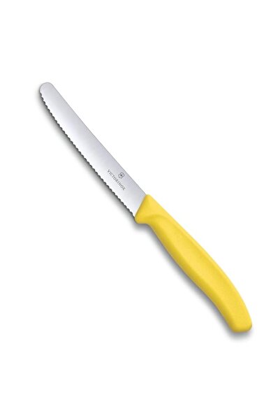 Generic Victorinox Sierra Tomato Knife, Yellow, Medium, 11 cm