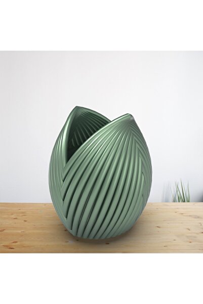 ARASBASKIEVİ DEKORATİF LALE VAZO PLASTİK YÜZEY KIRILMAZ