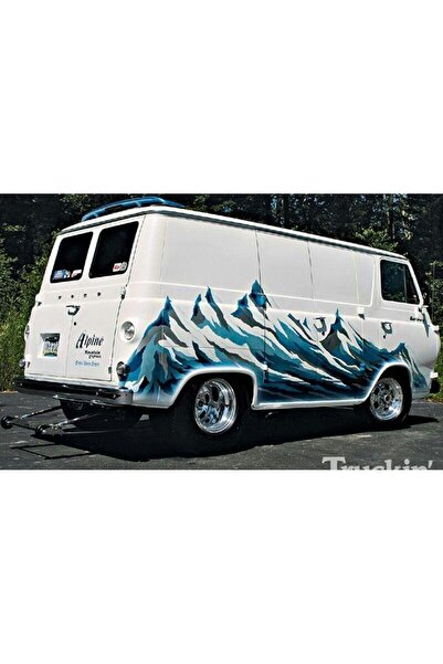 Motiker Everest Tasarımlı Karavan Sticker Etiket