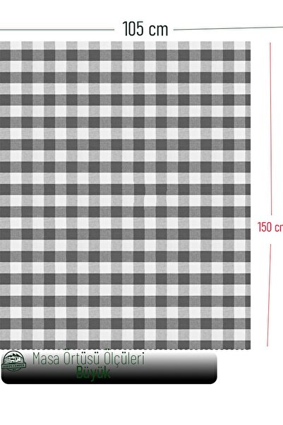 Exve Exclusive Синьо-біла класична бавовняна скатертина з візерунком «Петрикаре», екологічна, для кемпінгу та караванів, 105 x 150 см