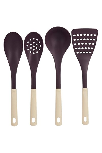 Generic Prestige Kitchen Nylon Tools, Set Of 4- Piece PR59557, Black, Plastic...