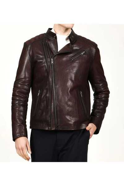 shop Jumbo Genuine Leather Sports Men's Coat
