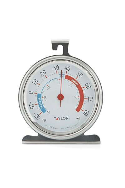 Generic مقياس حرارة المطبخ التناظري تايلور 5924، عداد كبير للثلاجة والفريزر، ...