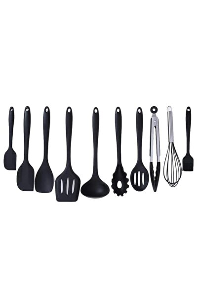 Generic 10Pcs/set Baking Cookware Set Silicone Cooking Gadgets Spatula Spoon Non-stick Kitchen Utensils Coo