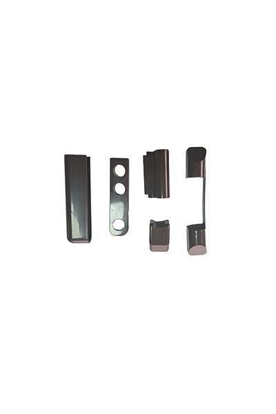 KALE Hinge cover set, Kale, PVC joinery, dark brown RAL8019