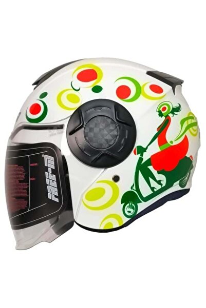 Free-M FREEM FR-665 YARIM KASK GÜNEŞ VİZÖRLÜ SPRİNG WOMEN (XL)