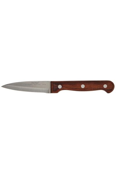 Generic Prestige Classic Paring Knife 8cm | Wooden Handle Knife | Tough Hollo...