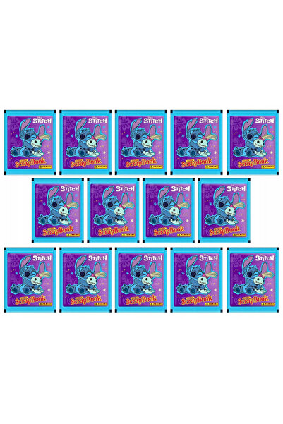 Next Plus Colecția oficială de autocolante Disney Stitch Set de 15 pachete (75 de autocolante)