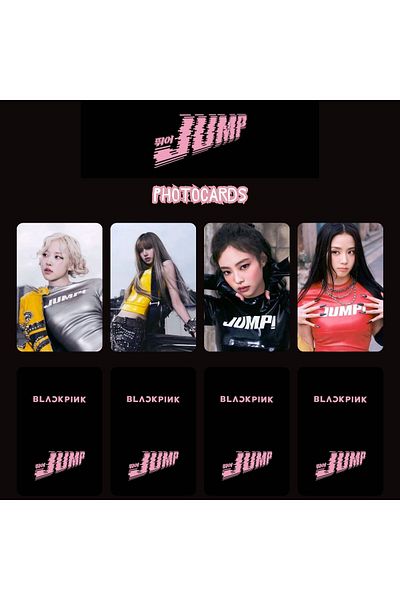 Kpop Dünyasi Blackpink''Jump'' Photocards Set 3