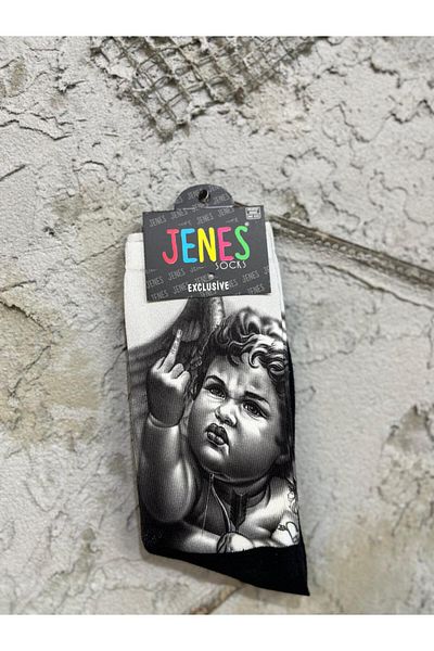 JENES Digital Printed Socks Long Socket Premium Unisex Socks