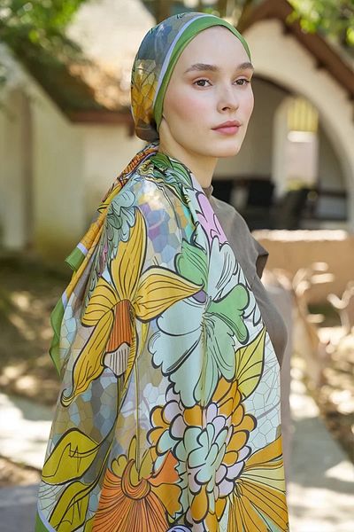 ED Scarf Green Ed Scarf Inspired Velarose Pattern Shawl