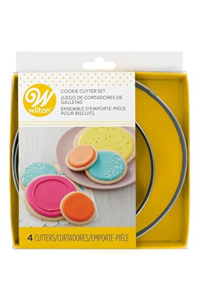 Generic Wilton Circles Nesting Cookie Cutters Set, Silver, Wt-2308-0914, Set ...