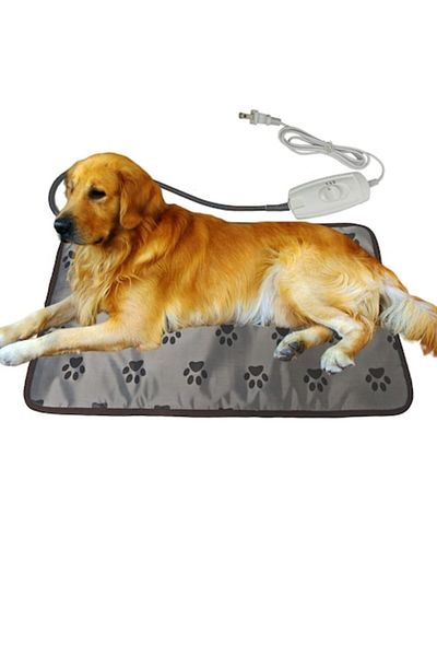 Damar Electric Heating Mat for Pets, 70x50 cm, Waterproof, Durable, Adjustable Temperature, Gray/Bla