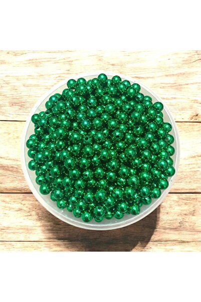312 KONSEPT 150 τεμάχια μεταλλικό πράσινο μαργαριτάρι 10 χιλιοστών