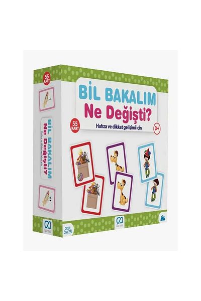NW NessiWorld Nessiworld Games Guess What Changed? Memory and Attention Development K 55 Cards 5109