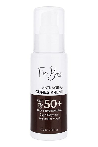 For You Gold Anti-Aging Anti-Aging & Blemish Spf50 Face and Body Sunscreen 100 ml