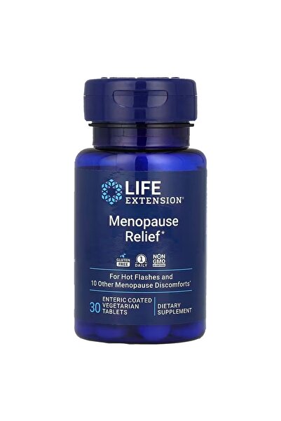 Life Extension Menopause Relief Hot Flashes Discomforts Siberian Rhubarb Women Ease Night 30 Tabl