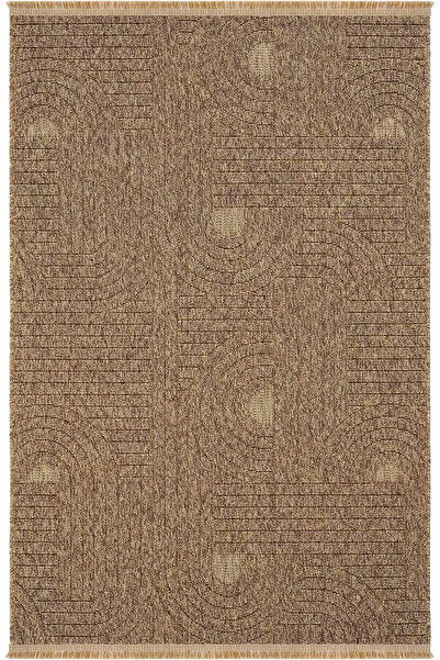 SEYRAN Halı Loopy 623 Kahve Bukle Jüt Karel Halı