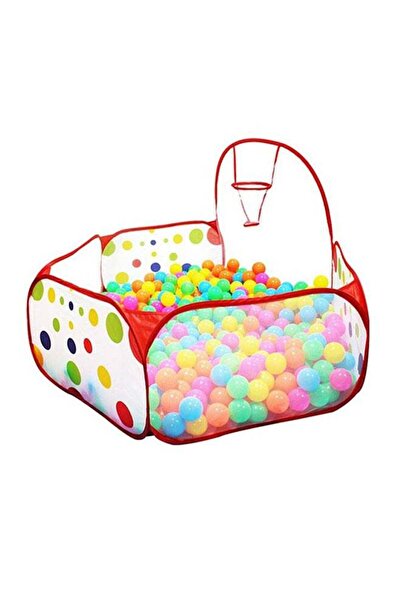 LIXADA Polka Dot Pattern Foldable Kids Play House Outdoor&Indoor Tent 70 x 60 x 120 cm ball not included