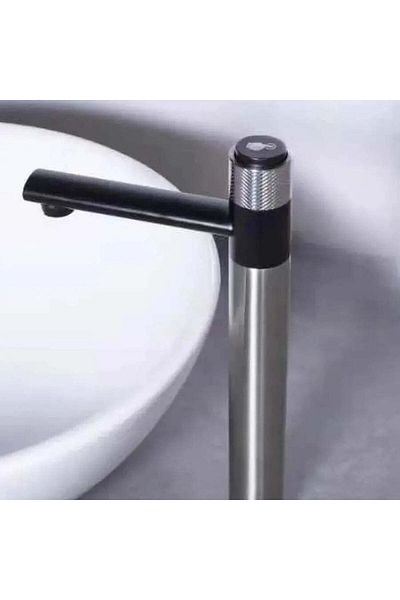 Alista Home Bathroom Faucet for Cold Water Start-Stop Inox SUS 304, Satin Finish, YSQ/108
