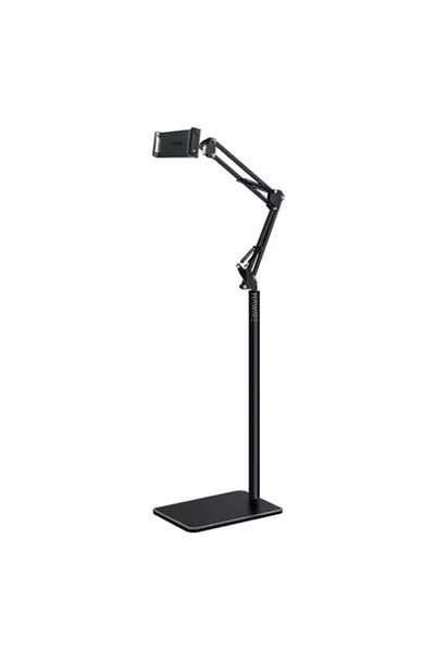 HAWIRE Suport telefon/tableta de podea HAWIRE, Stand multifunctional, Livestream, Unghi reglabil la 360°,
