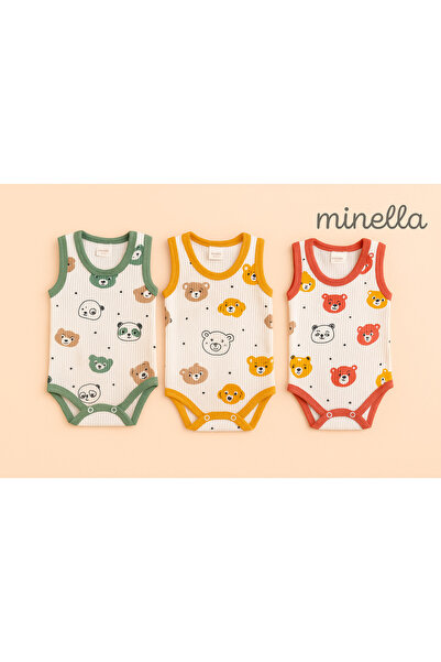 minella kids 3-Pack of 3 Different Colored Strap Baby Bodies