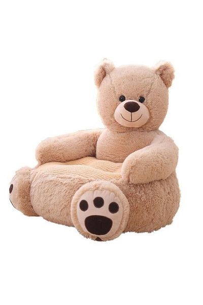 Kardett Children's plush armchair, Cream Bear plush chair