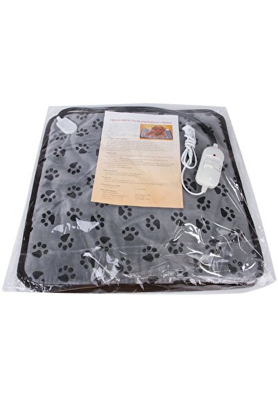 Damar Covoraș electric de încălzire pentru animale de companie, 70x50 cm, impermeabil, durabil, temperatură reglabilă, gri/negru