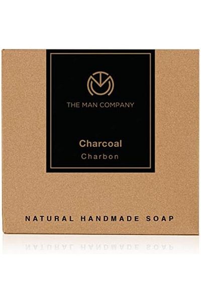 The Man Company Activated Charcoal Natural Hand Made Soap | Tan & Dead Skin Remover - 125gms