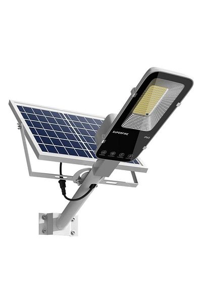 Supfire Superfire FF5-B LED solar street light, Solar panel, Remote control, 145W, 800lm, 10000mAh
