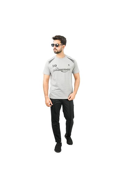 Giordano Men's Slim Fit Print Tee - Cotton Jersey, Crew Neck, Short Sleeve