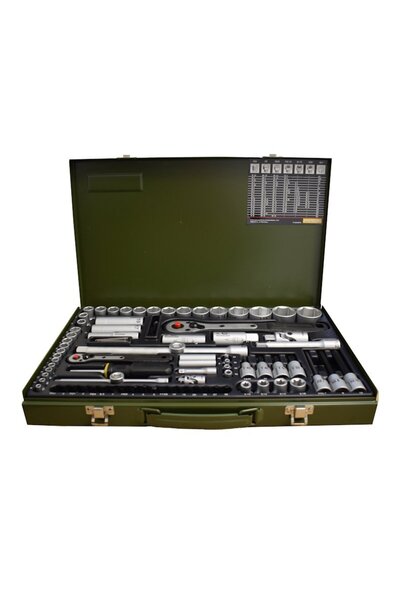 Proxxon 23640, 1/4" and 1/2" socket set 86 pieces