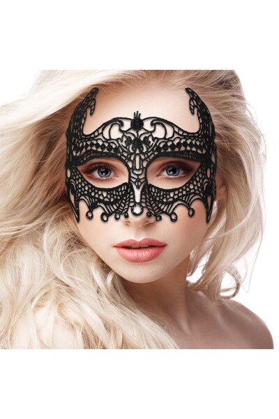 Ouch Empress Lace Mask, Elegance and Mystery, Special Events, Black