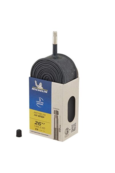 Michelin MTB Tube Air Stop, Auto Schrader Valve 48mm, 26 x 1.85/2.4