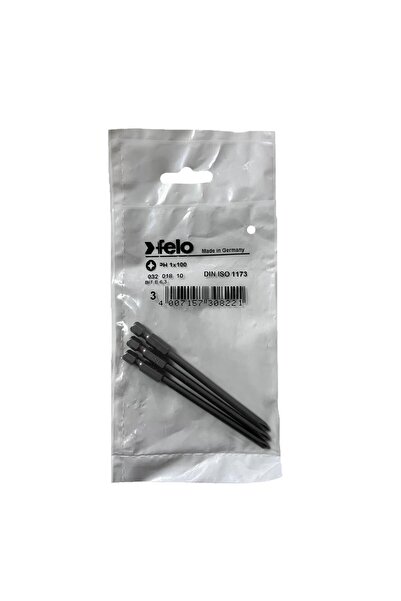 FELO Set of 3 Felo bits, series Industrial profile Philips, E6.3, PH1, 100mm