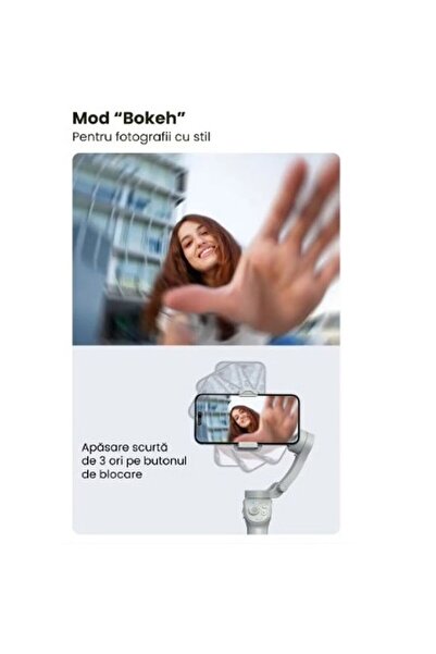 OEM Stabilizator Inteligent cu Tehnologie de Stabilizare pe 3 Axe, Portabil și Pliabil