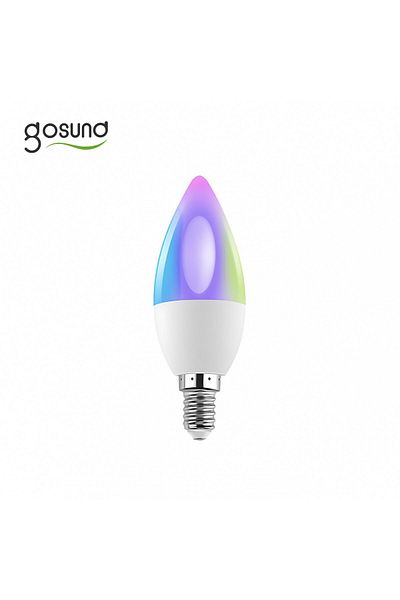 Proxxon Bec LED RGB Smart Gosund WB6, RGB+CW, 5W, E14, Control din aplicatie