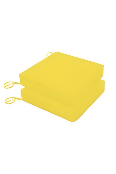 METİNEV Square Chair Cushion 2 Pieces