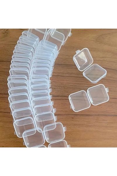 Bu-Se Boutique 20Pcs Mini Jewelry Box Tidy Necklaces Earrings Jewelry Storage Medicine Box Gift Special Day