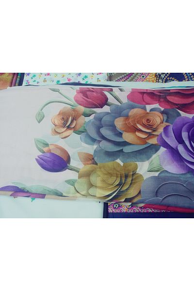 REYHAN Cenk Ve Rayhan 100% Cotton Patterned, Printed Seamless Writing, Cheesecloth Yemeni, Scarf, Scarf 100X100 cm