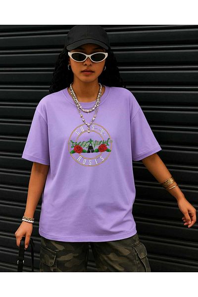 Touz Moda Rock Series Washable Guns N' Roses Unisex Vintage T-shirt