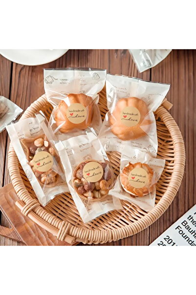 hdcw 500 ADET 2.5cm RULO YAPIŞKANLI KRAFT KAĞIT EL YAPIMI-HANDMADE STICKER ETİKET HEDİYE PAKETLEME