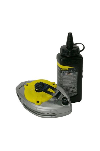 Stanley 0-47-488, set of marking line and bottle with black chalk, 30m, blister