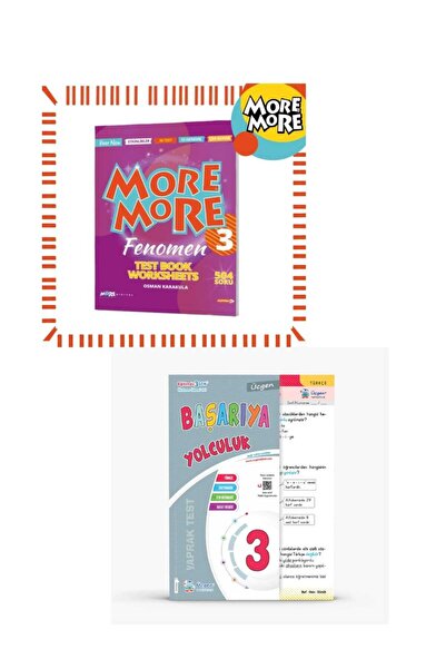 Fenomen Yayıncılık MORE&MORE 3.SINIF TESTBOOK+ÜÇGEN YAYINLARI 3.SINIF BAŞARIY...