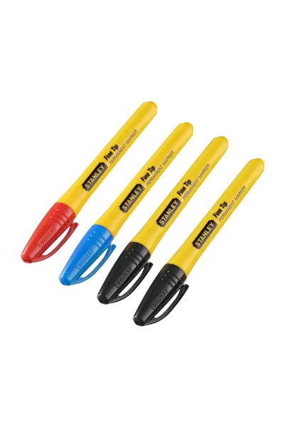 Stanley STHT81391-0, set of 4 fine tip markers, blister