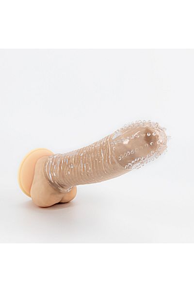Crushious Ribbed Textured Stimulator Extender, Intensified Pleasure, Revolutionary Style