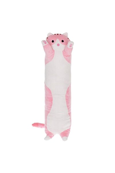 Landtoys Plush Toy, Cat, Pink and White, 70cm