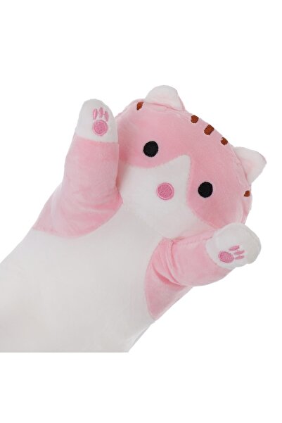 Landtoys Plush Toy, Cat, Pink and White, 70cm