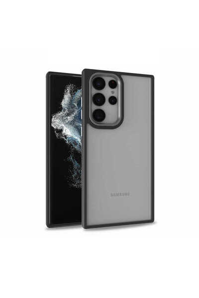 sickossi حافظة سكيس فلورا المتوافقة مع هاتف جالاكسي S22 الترا - أسود